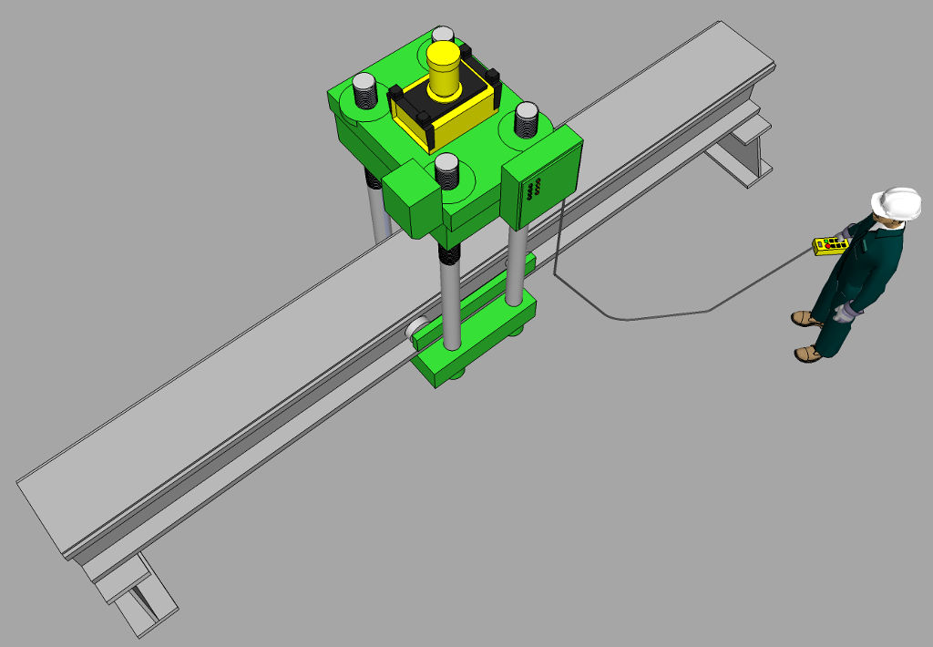 Used 500 Ton Rutil Hydraulic Straightening Press