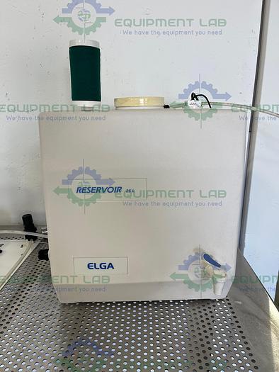 Used Elga  PR015BPM1 Purelab Prima 15 Water Purification System w/ 25L Elga LA611 Tank