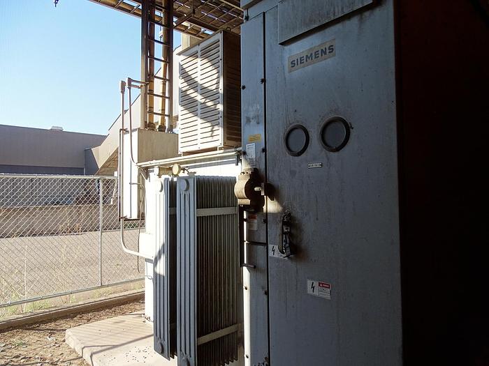 Used 1,500 KVA 13,000V SIEMENS-ALLIS SUBSTATION 480Y/277 VOLTS CU WINDING