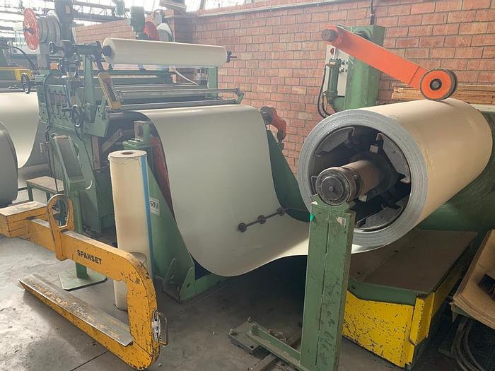 Used Line for cutting and folding sheet metal in coils Gasparini