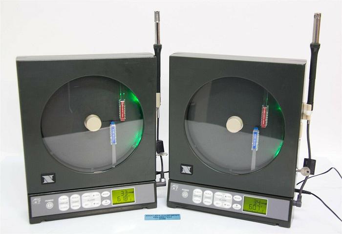 Used Newport CTXL-TRH-G/N Temperature, Humidity Chart Recorder Lot of 2 (8398)K