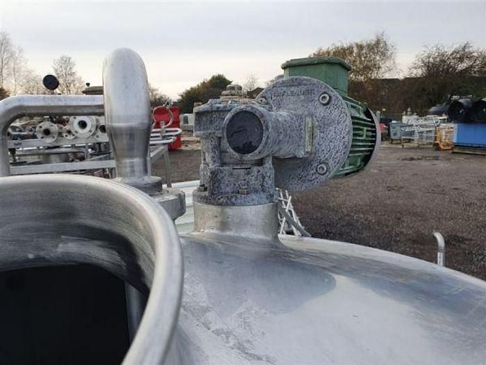 Used 900 Litre Stainless Steel Agitated Tank