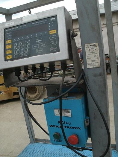 Used Scale, Platform, 60" x 60", Weigh Tronix, Mdl DSL-6060-05, #S741076