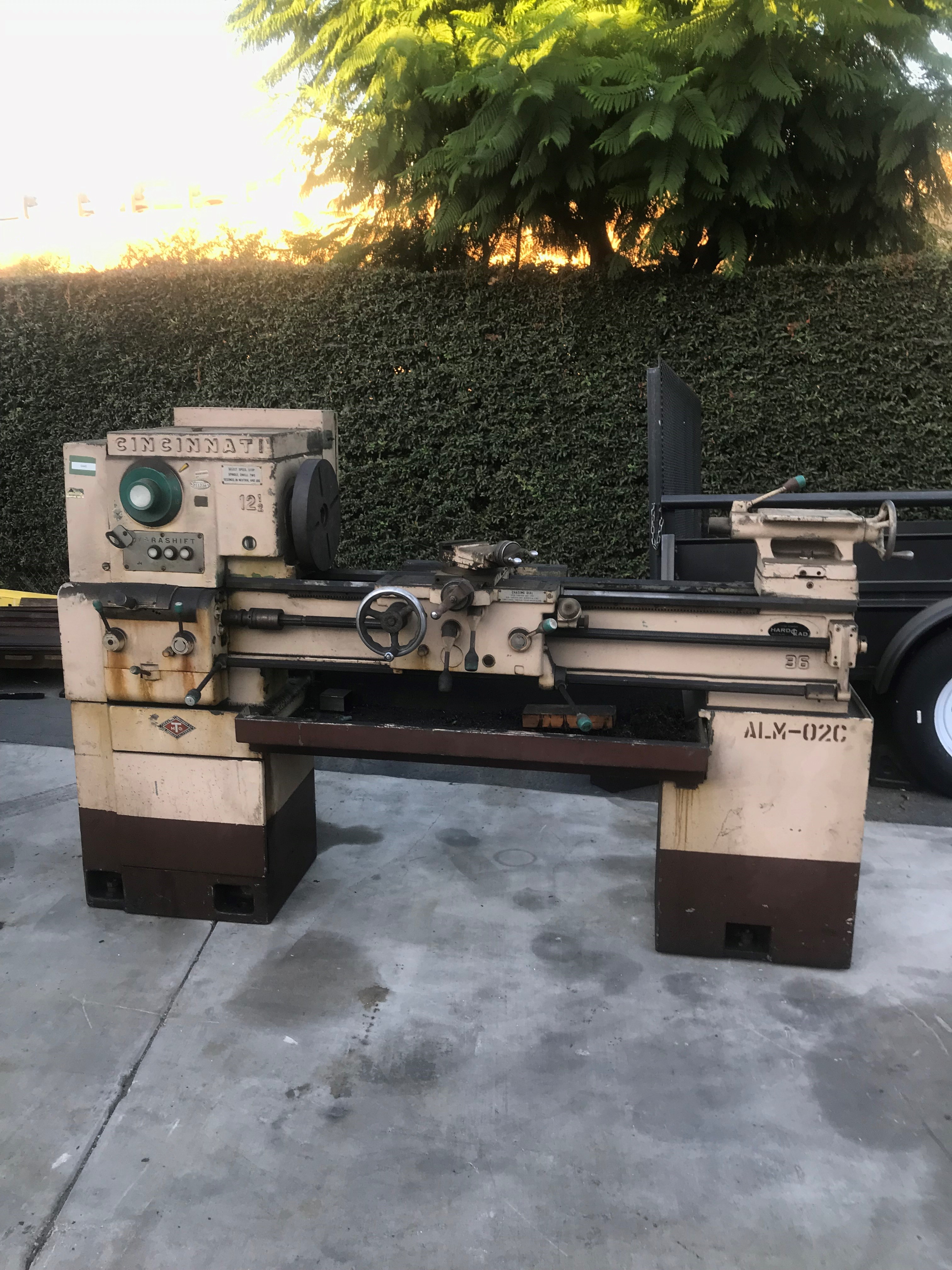 Used Cincinnati Hydrashift Engine Lathe 13" x 42" #6445 #1