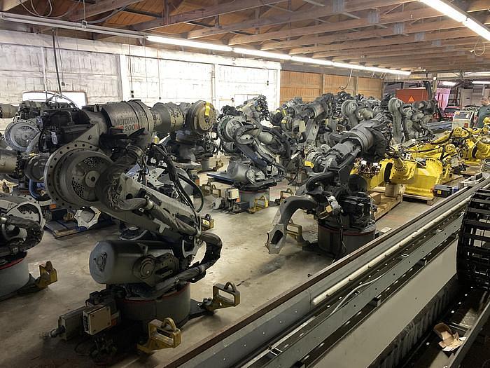 Used MOTOMAN ES200N 6 AXIS 200KG X 2,651MM HIGH REACH ROBOTS (40) AVAILABLE NX-100 CONTROLLERS
