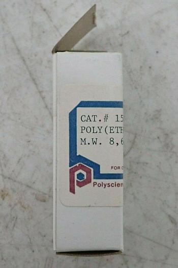 Used Polysciences 15649 Poly(ethylene glycol) 1g ~ 40% Full