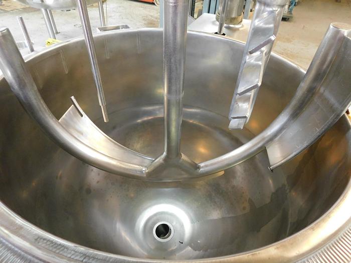 Used 80 GALLON GROEN TWIN ACTION AGITATED KETTLE - S/S - JACKETED