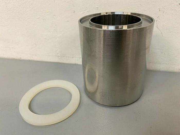 Used Cuno Stainless Steel Filter 3" D x 3.5" H Spacer w/ Gaskets