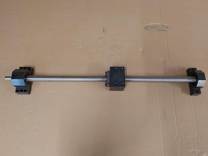 Kompletter Präzisions Kugelgewindetrieb mit Lagerung, Hub 560mm, Gew 25mm, Rexroth,  neu