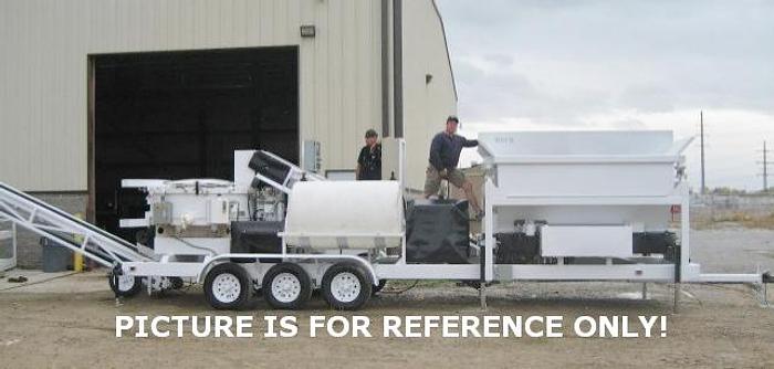 Used Voeller Cyclo Pan Mixer Portable Concrete Batch Plant