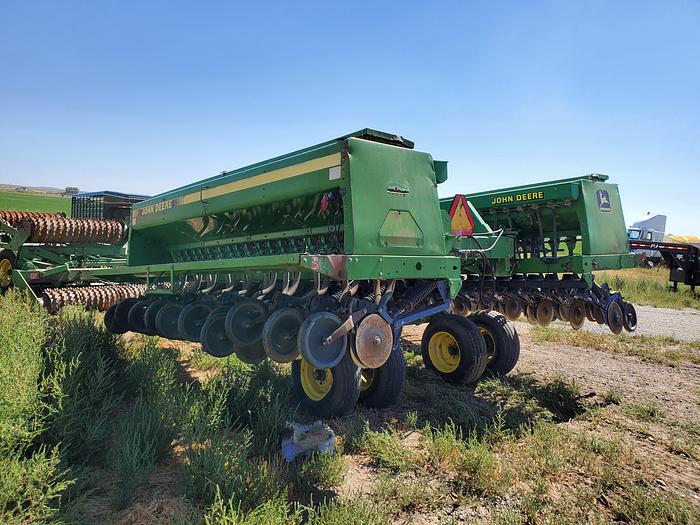 Used 25' John Deere 455 Grain Drill w/ Small Seed Box