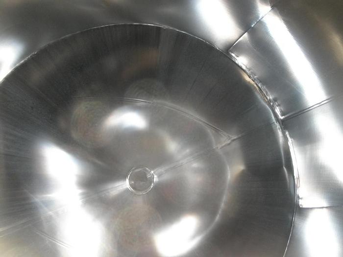 Used Mixer, Conical, 250 CF, 316 S/st, Slant Cone, 25 HP, #S741477