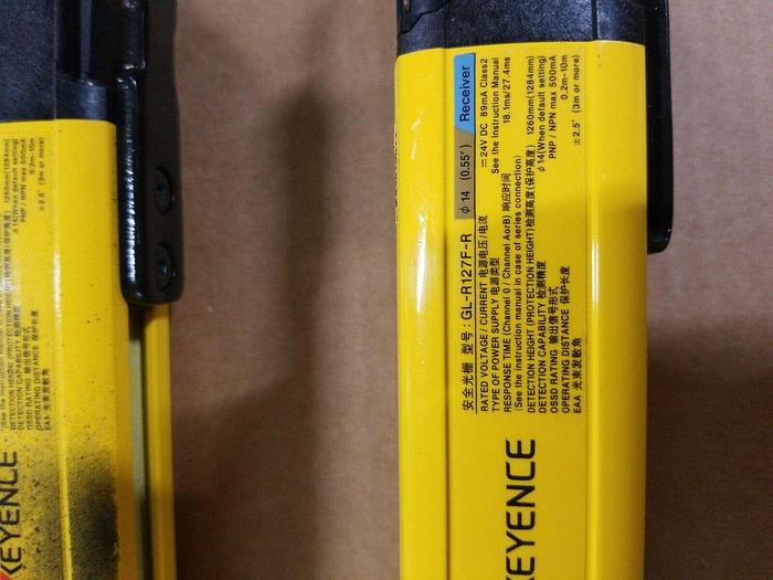 Used keyence GL-R127F-R, GL-R127F-T