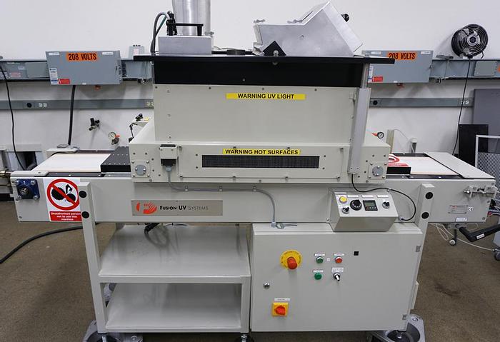 Used 2005 Fusion UV Systems (Heraeus Noblelight) DRSE-101-QNL UV conveyor curing oven