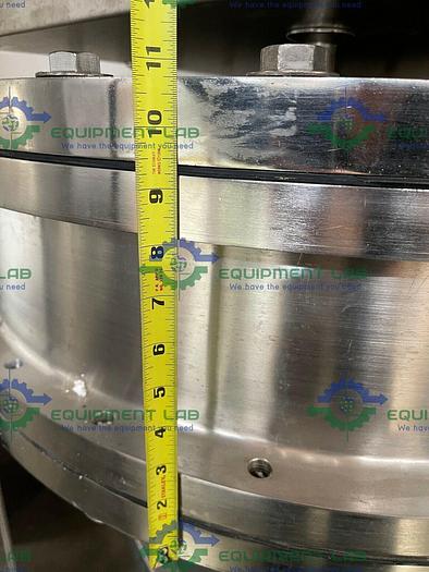 Used Stainless Steel 800mm x 200mm Chromatography Column w/ Micron Filter Mesh 45 PSI