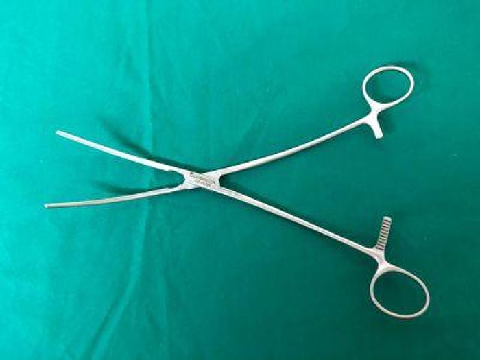 Used Clamp Atraumatic Leibinger Vascular Curved 250mm LEIBINGER 02-08580