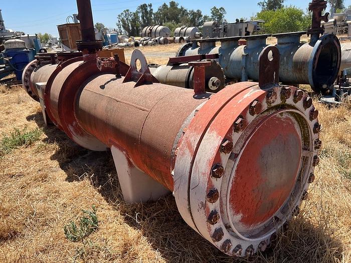 Used Heat Exchanger, Shell & Tube, 300 SF, Inconel, 50 PSI, Davis Fabrication #S744725