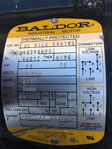 Used Used March pump model TE-5.5S-MD. Seal-less centrifugal magnetic drive pump