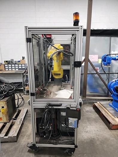 Used FANUC Arcmate 50id/7L Welding Robot with R-30ib Controller and Lincoln Powerwave R350 Welder
