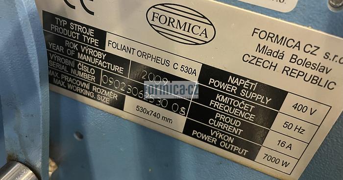 Used FOLIANT ORPHEUS C 530A  