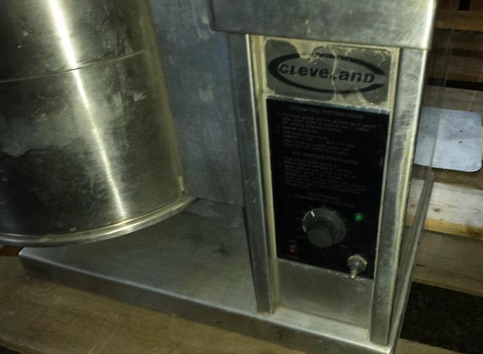 Used Kettle, 5 Gallon, S/st, Cleveland, Mdl KET-5-T, Jkt #S739043