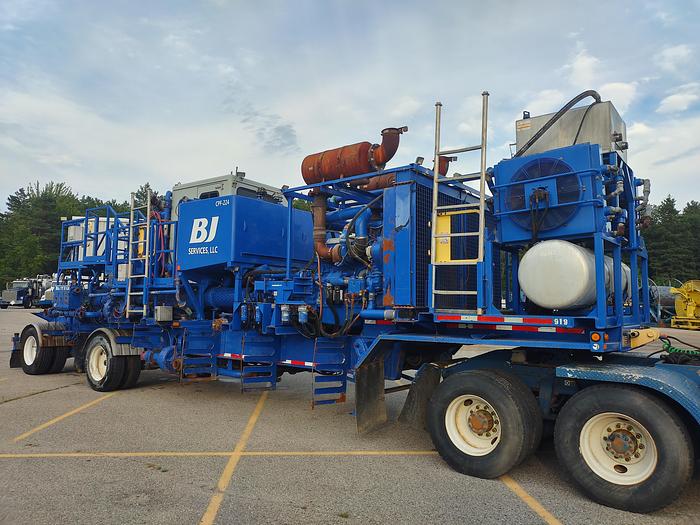 Used 2014 Cement Double Pump Trailer, BJ