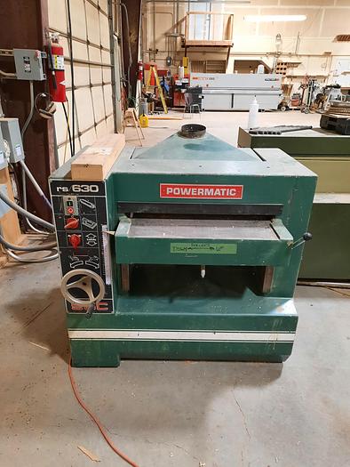 Used Powermatic rs 630 Planer