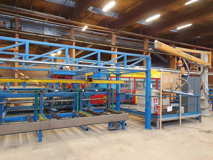 Used 2002 Hundegger  Hundegger K2, jointery line