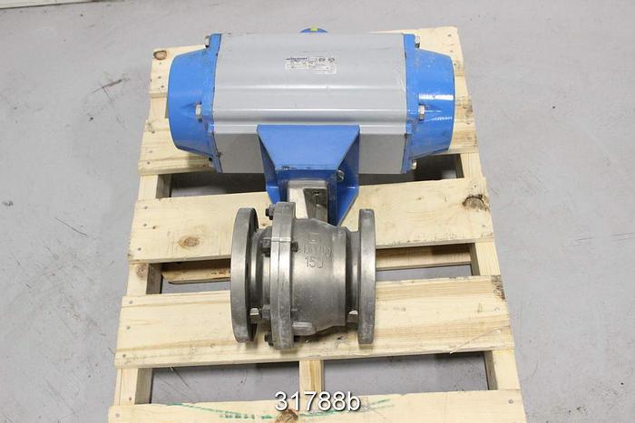 Used Neles Jamesbury 9150313600TTT1 4" Ball Control Valve #31788