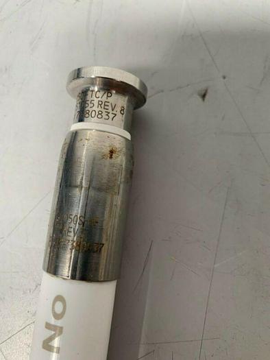 Used Ace Sanitary 1" x 13.5" Flexible Silicone Hose w/ Stainless Steel Outlets