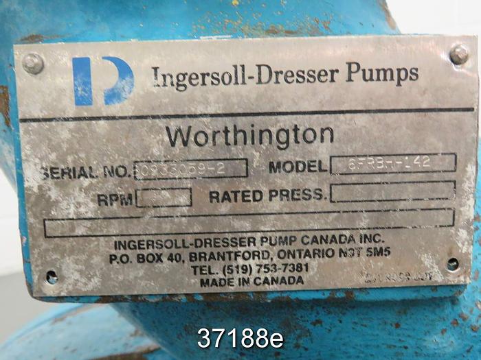 Used Worthington 6-FRBH-142 Pump #37188
