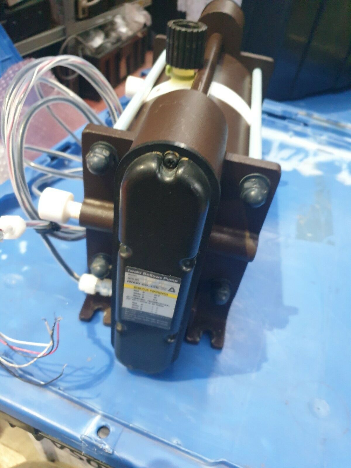 Used IWAKI  FF-20HT Pneumatic Drive Bellows Pump (rbd2.1b2)