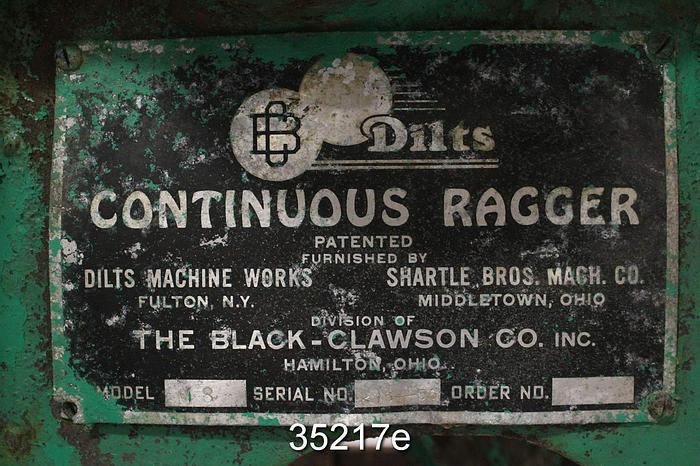 Used Black Clawson M8 Ragger #35217