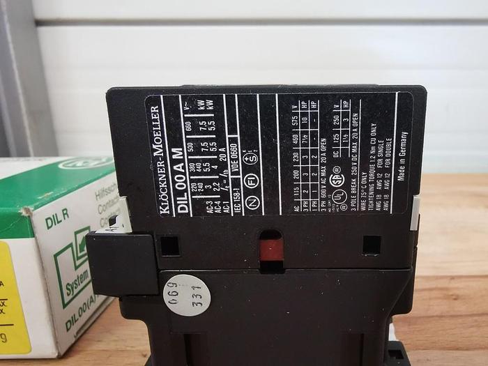 Neuwertig power contactor Klöckner Moeller DIL00AM
