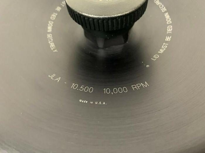 Used Beckman Coulter JLA-10.500 Rotor 10,000 RPM