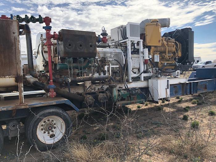 Used (2) 1000hp SPM Triplex Pump Skids