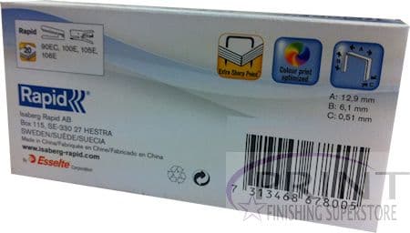 Trade-Box Rapid 66/6 Staples For Rapid 105/106 - Box Of 12 Packs (60,000) - 24867800
