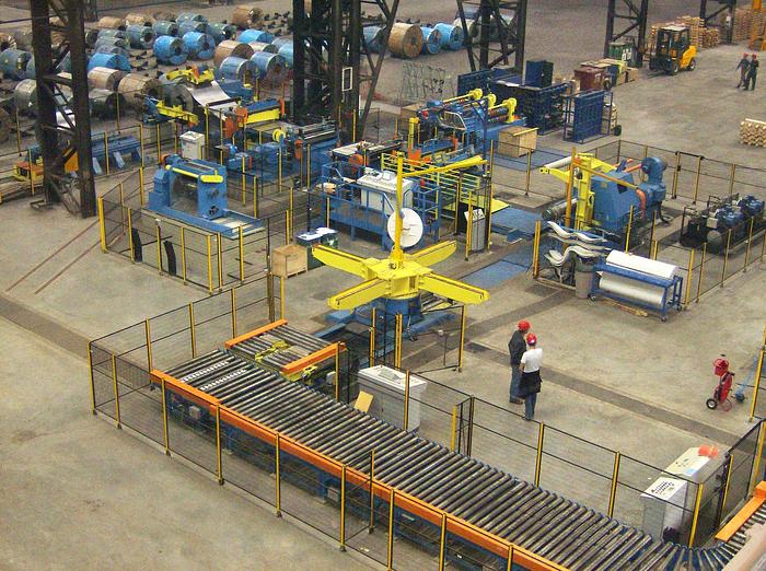 New F&P 1500x3mm Slitting + Packaging Line (New) #4345