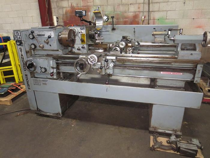Used 15" X 54", STANDARD MODERN, MODEL 1554, ENGINE LATHE