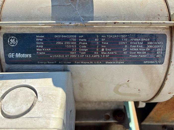 Used Pump, Centrif., 7.5 HP, 3" In / 2.5" Out, TACO, FM Series#C744905