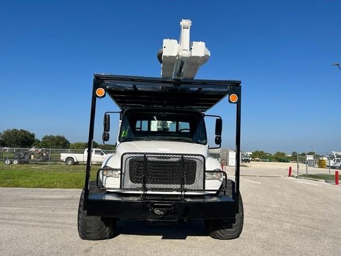 Used Hi-Ranger XT60 65ft Bucket Boom on 2013 Freightliner M2-106 4x4 Reg Cab Flatbed Truck – CZ6615