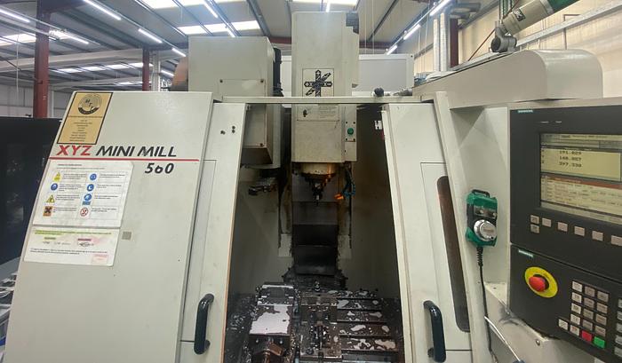 Used 2006 XYZ Mini Mill 560 Vertical Machining Center