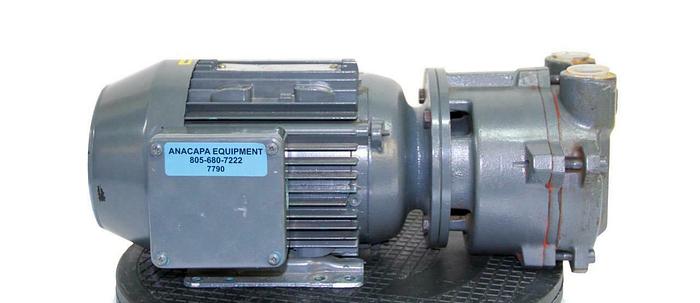 Used Nash Engineering EC-50M Pump 3HP 230/460V W/ Brook Crompton Motor (7790)W