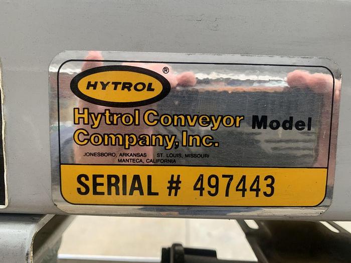 Used Conveyor, Belt, 18" x 9', C/st, Hytrol, 1/2 HP #S744290