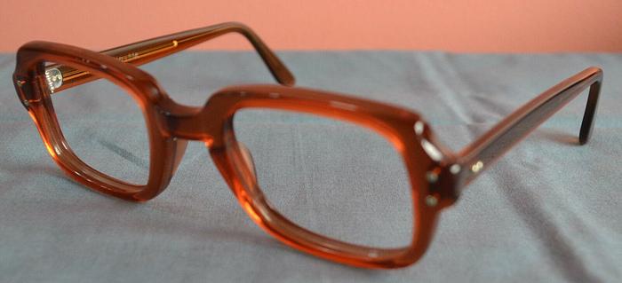 Used Vintage Romco USGI Military Issued Amber Rx 4 1/2 - 5 3/4 Frame 50-22 Male