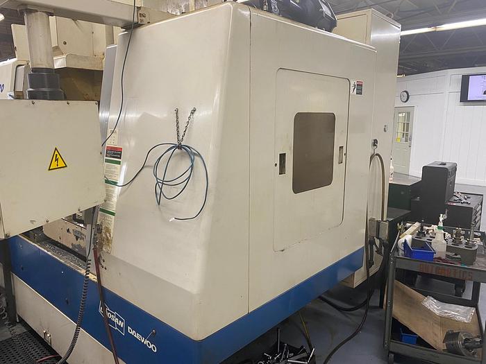 Used Doosan Daewoo 4th Axis Vertical Machining Center Model: DMV-4020