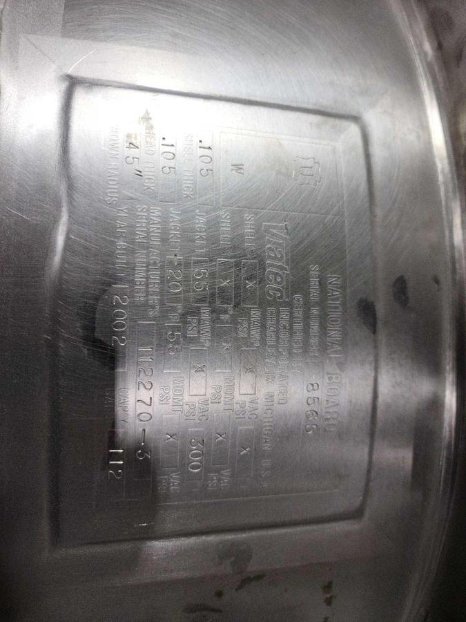 Used Perma-San Dimple Jacketed Kettle with Agitation