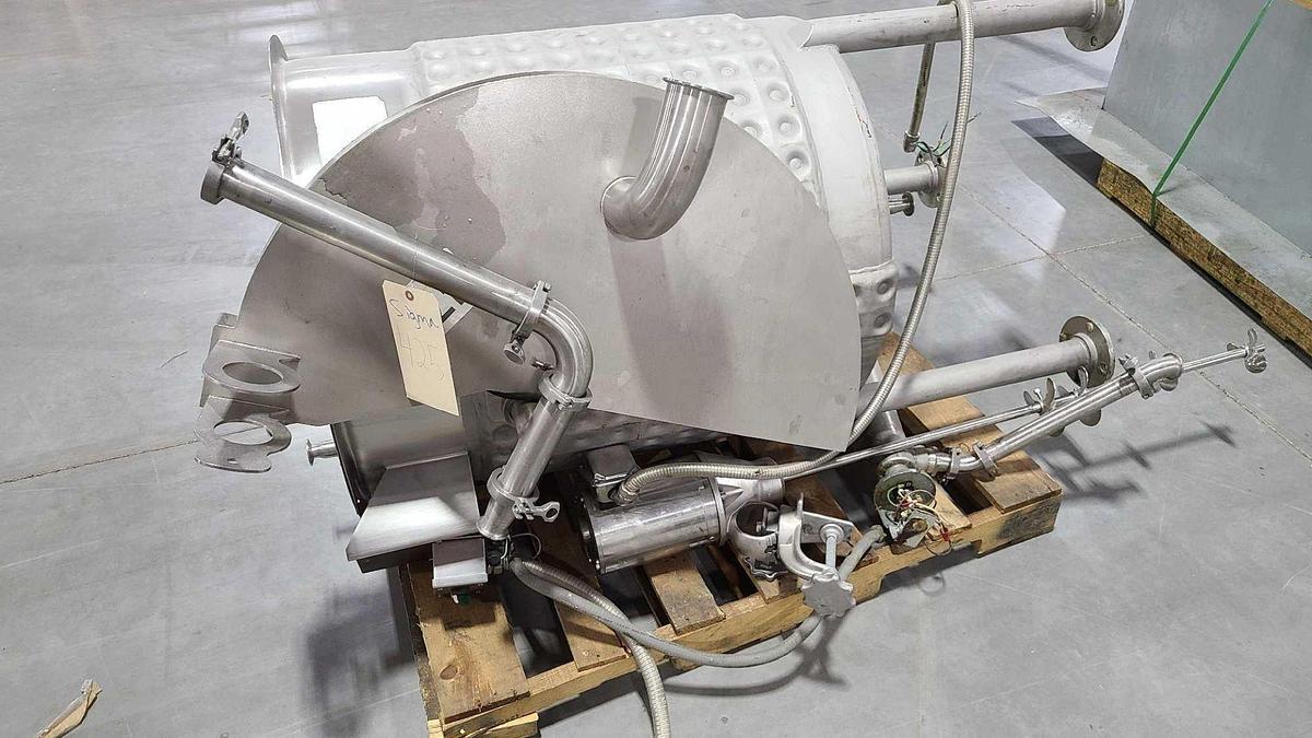 Used Perma-San Dimple Jacketed Kettle with Agitation