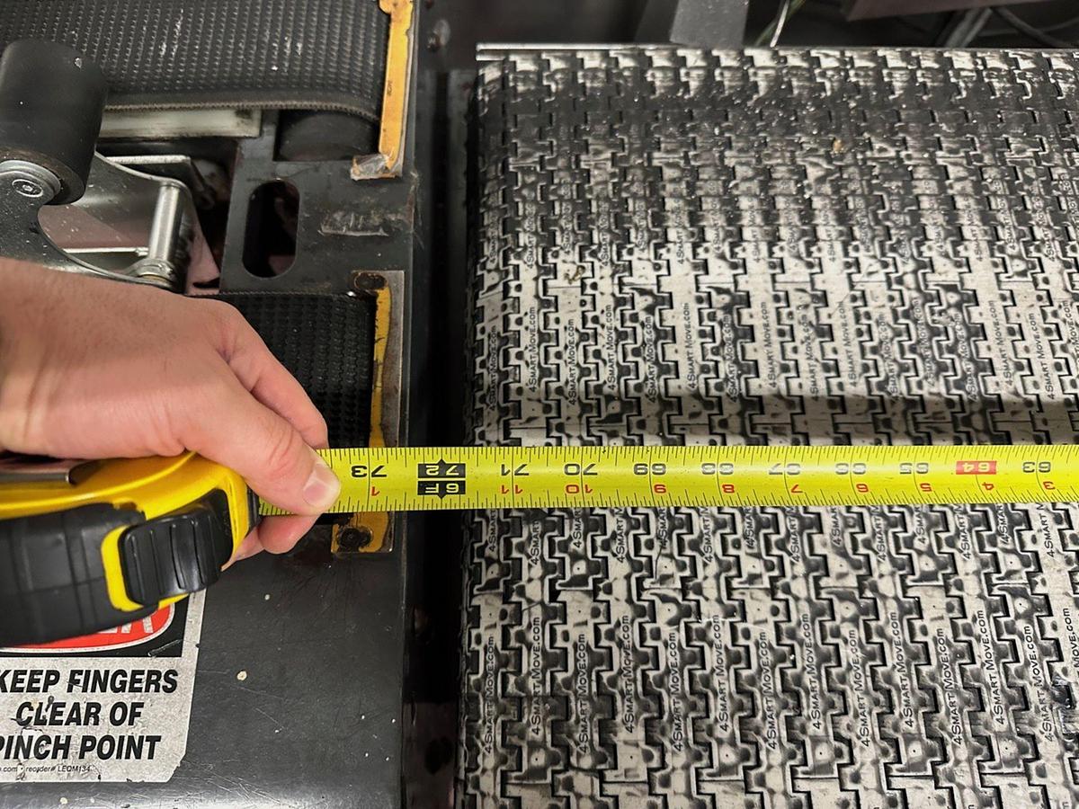 Used Case Conveyor, 18" x 72" OAL