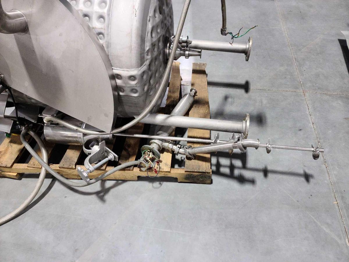 Used Perma-San Dimple Jacketed Kettle with Agitation